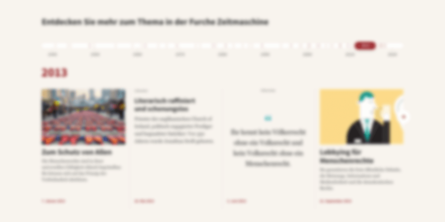 FURCHE-Navigator Vorschau FURCHE-Navigator Vorschau